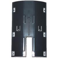 Hintere Auslaufschieber dunkelgrau